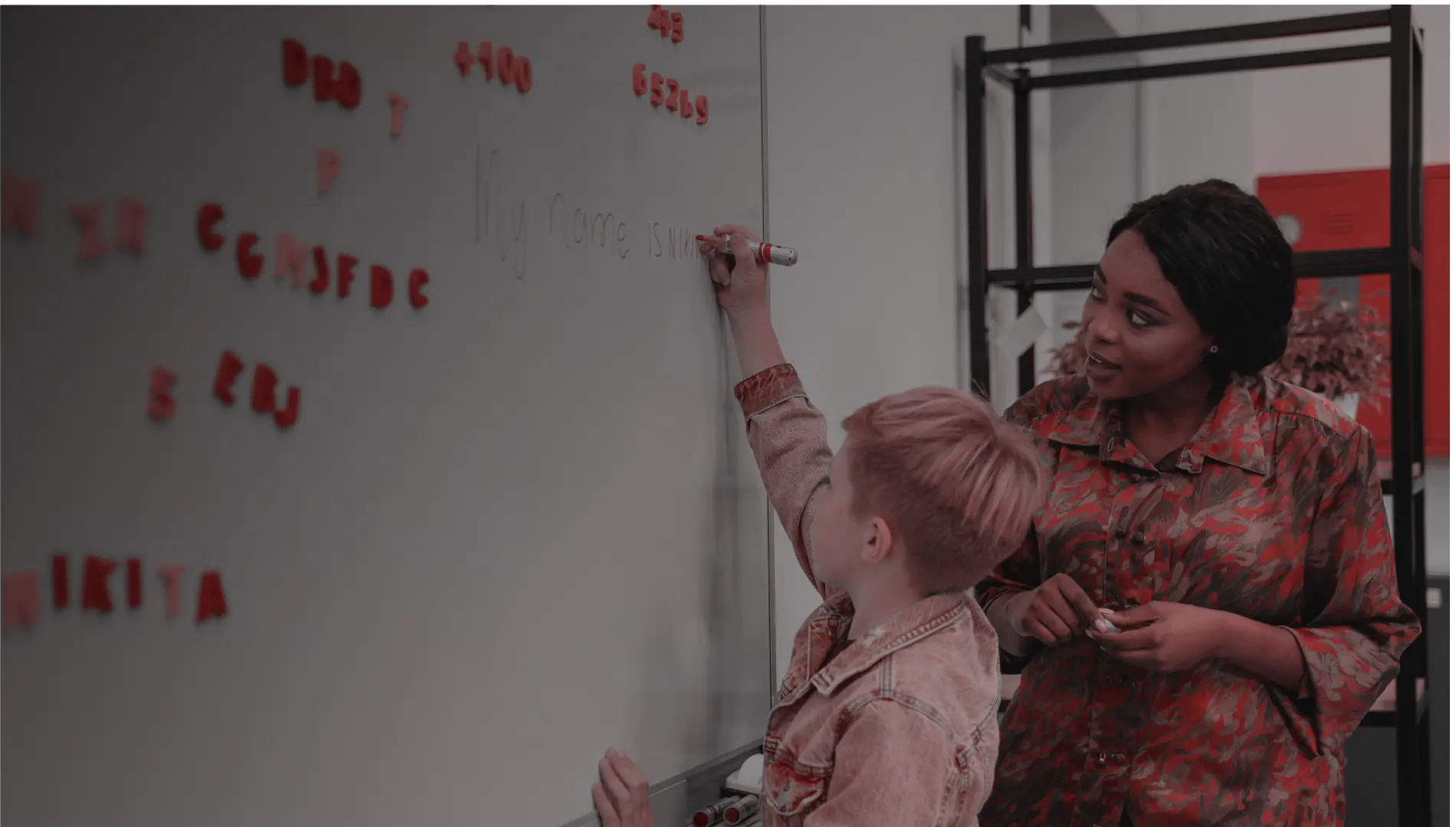 Teacher and student