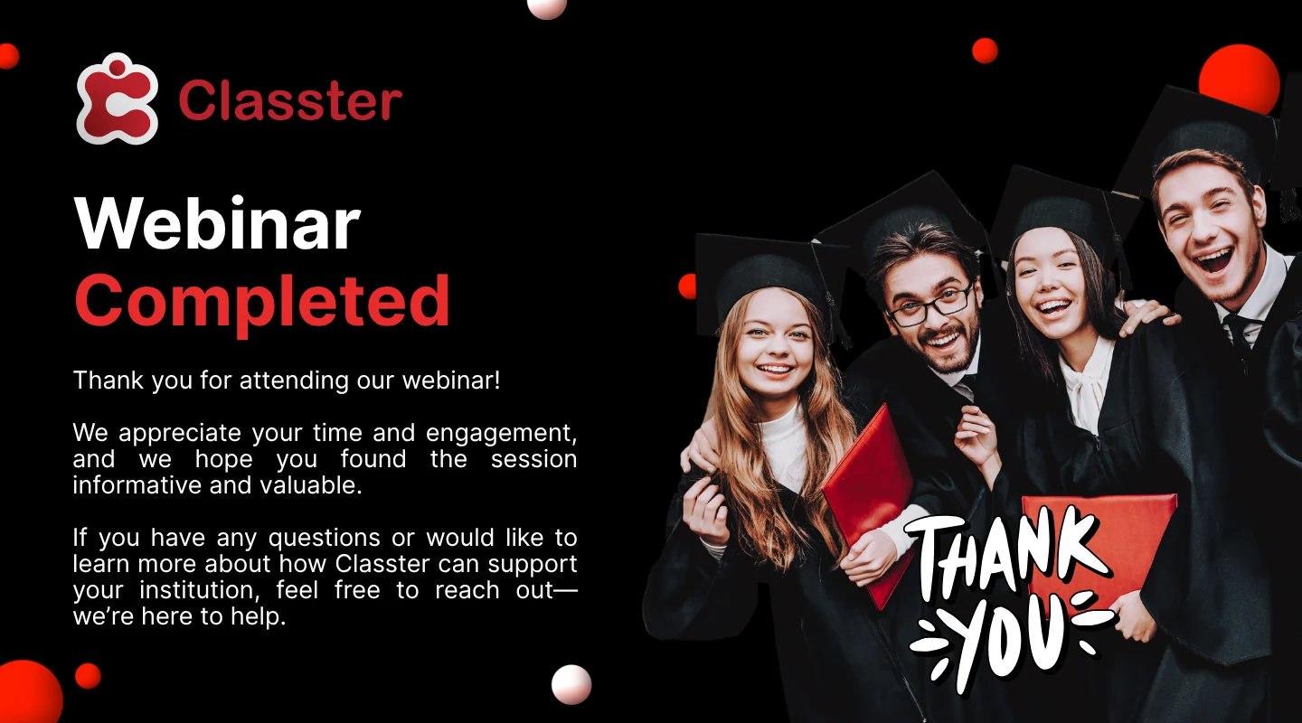 Classter webinar completed image