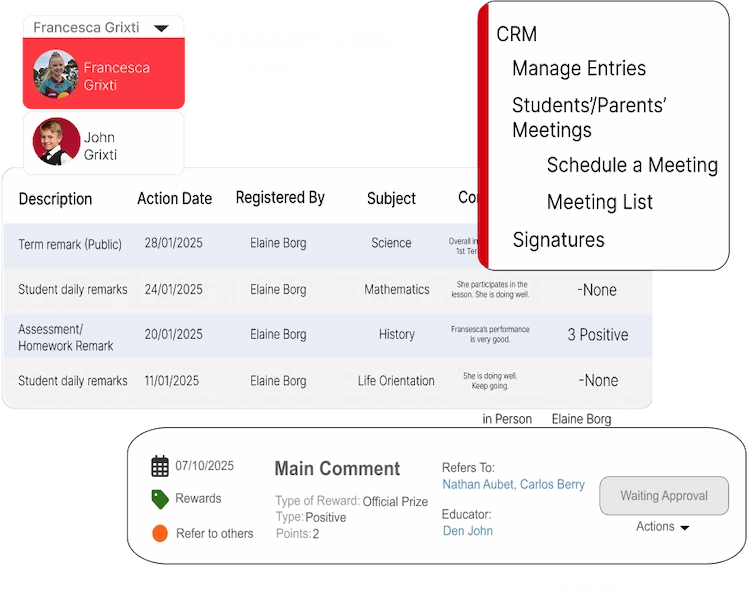 Classter Academic Module